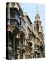 Balconies, St Pauls Street, Valletta, Malta-Peter Thompson-Stretched Canvas