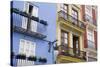 Balconies, Valencia, Costa Del Azahar, Spain, Europe-Martin Child-Stretched Canvas