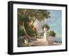 Balcony at Lake Como-Art Fronckowiak-Framed Art Print