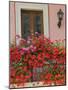 Balcony Detail, Corso Umberto 1, Taormina, Sicily, Italy-Walter Bibikow-Mounted Photographic Print