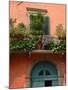 Balcony Garden in Historic Town Center, Verona, Italy-Lisa S. Engelbrecht-Mounted Premium Photographic Print