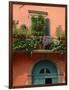 Balcony Garden in Historic Town Center, Verona, Italy-Lisa S. Engelbrecht-Framed Photographic Print