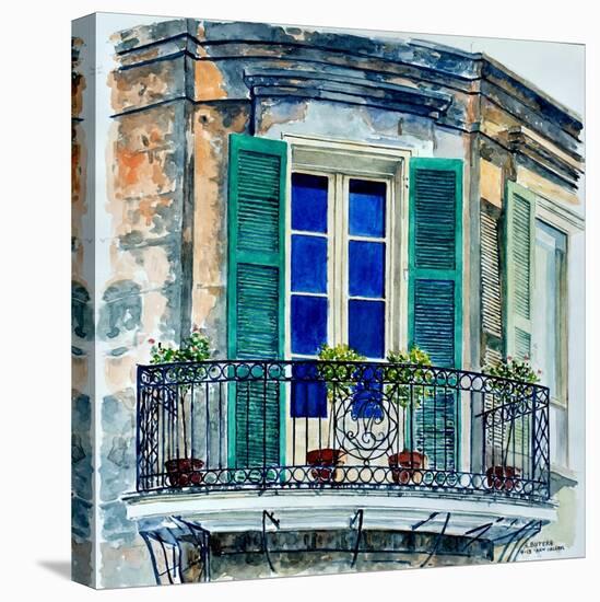 Balcony, New Orleans-Anthony Butera-Stretched Canvas