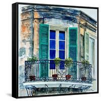 Balcony, New Orleans-Anthony Butera-Framed Stretched Canvas