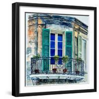 Balcony, New Orleans-Anthony Butera-Framed Giclee Print