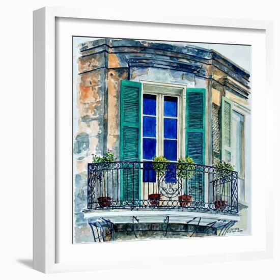 Balcony, New Orleans-Anthony Butera-Framed Giclee Print
