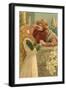 Balcony Scene, Romeo and Juliet-null-Framed Art Print