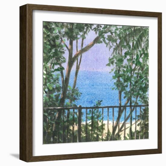 Balcony View, 2015-Lincoln Seligman-Framed Giclee Print