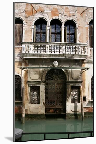 Balcony with a Blue Windows, Venice-Igor Maloratsky-Mounted Art Print