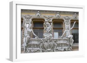 Balcony with Statues-null-Framed Photographic Print