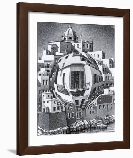 Balcony-M^ C^ Escher-Framed Art Print