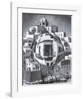 Balcony-M^ C^ Escher-Framed Art Print