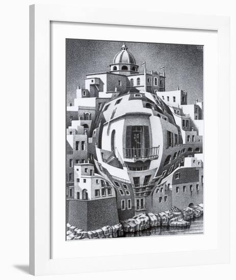 Balcony-M^ C^ Escher-Framed Art Print