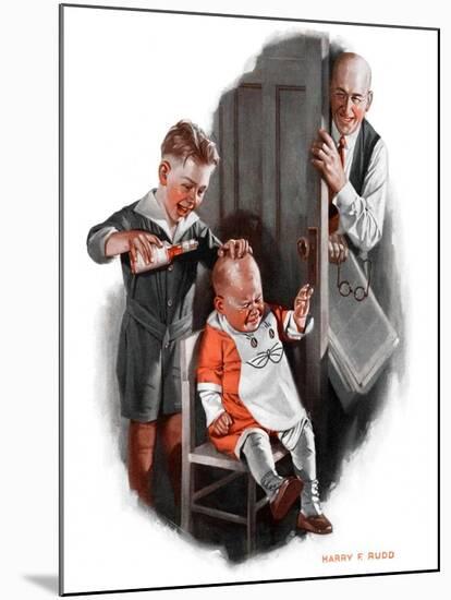 "Bald Baby,"June 20, 1925-Harry C. Edwards-Mounted Giclee Print