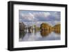 Bald cypress trees in autumn. Caddo Lake, Uncertain, Texas-Adam Jones-Framed Photographic Print