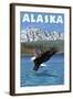 Bald Eagle, Alaska-Lantern Press-Framed Art Print