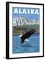 Bald Eagle, Alaska-Lantern Press-Framed Art Print