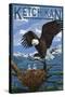 Bald Eagle & Chicks - Ketchikan, Alaska-Lantern Press-Stretched Canvas