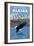 Bald Eagle Diving, Ketchikan, Alaska-Lantern Press-Framed Art Print