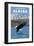 Bald Eagle Diving, Latouche, Alaska-null-Framed Art Print