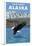Bald Eagle Diving, Skagway, Alaska-Lantern Press-Framed Art Print