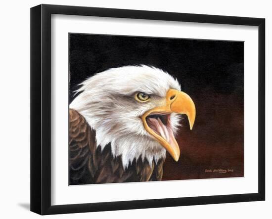 Bald Eagle-Sarah Stribbling-Framed Art Print