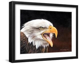 Bald Eagle-Sarah Stribbling-Framed Art Print