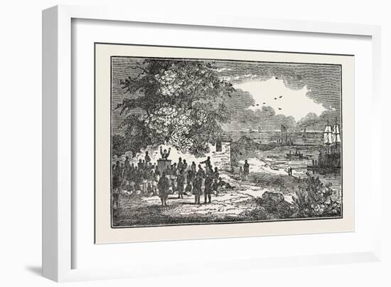 Baldaeus Preaching to the Natives of Point Pedro-null-Framed Giclee Print