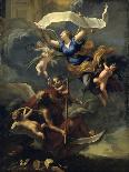 The Glory of Louis XIV - Triumph of Time, 17th Century-Baldassare Franceschini-Framed Giclee Print