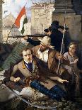 Fighting at Palazzo Litta-Baldassare Verazzi-Giclee Print