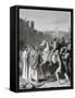 Baldwin I (C.1058-1118) Engraved by Thibault-Joseph Nicolas Robert-Fleury-Framed Stretched Canvas