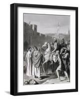 Baldwin I (C.1058-1118) Engraved by Thibault-Joseph Nicolas Robert-Fleury-Framed Giclee Print