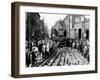 Baldwin Locomotive Down Vine Street, Philadelphia, Pennsylvania-null-Framed Photo
