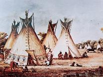 Village of the Kiowa Tribe-Baldwin Mollhausen-Framed Giclee Print