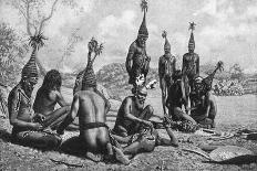 Arunta Tribesmen of Central Australia Preparing a New Corroboree, 1922-Baldwin Spencer-Framed Stretched Canvas