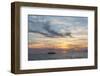 Balearic Islands - Sunset Time at Es Cavall D'en Borras Bay, Parc De Ses Salinas-Guido Cozzi-Framed Photographic Print