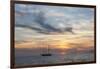 Balearic Islands - Sunset Time at Es Cavall D'en Borras Bay, Parc De Ses Salinas-Guido Cozzi-Framed Photographic Print