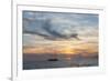 Balearic Islands - Sunset Time at Es Cavall D'en Borras Bay, Parc De Ses Salinas-Guido Cozzi-Framed Photographic Print