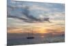 Balearic Islands - Sunset Time at Es Cavall D'en Borras Bay, Parc De Ses Salinas-Guido Cozzi-Mounted Photographic Print