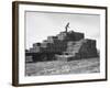 Baled Alfalfa in Large Stacks on Truck and on Ground in Imperial Valley-Hansel Mieth-Framed Photographic Print