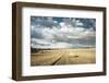 Baled Field, Gloucestershire, England, United Kingdom, Europe-John Alexander-Framed Photographic Print