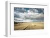 Baled Field, Gloucestershire, England, United Kingdom, Europe-John Alexander-Framed Photographic Print