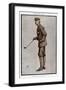 Balfour with Golf Club-null-Framed Art Print