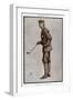 Balfour with Golf Club-null-Framed Art Print