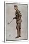 Balfour with Golf Club-null-Stretched Canvas