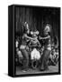 Bali Dancing Girls-null-Framed Stretched Canvas