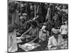 Bali Market Traders-null-Mounted Photographic Print