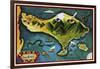 Bali Province Of Indonesia-Vintage Lavoie-Framed Giclee Print