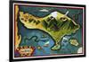 Bali Province Of Indonesia-Vintage Lavoie-Framed Giclee Print