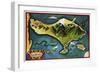 Bali Province Of Indonesia-Vintage Lavoie-Framed Giclee Print